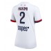 Paris Saint-Germain Achraf Hakimi #2 Borta matchtröja Dam 2025-26 Kortärmad Billigt